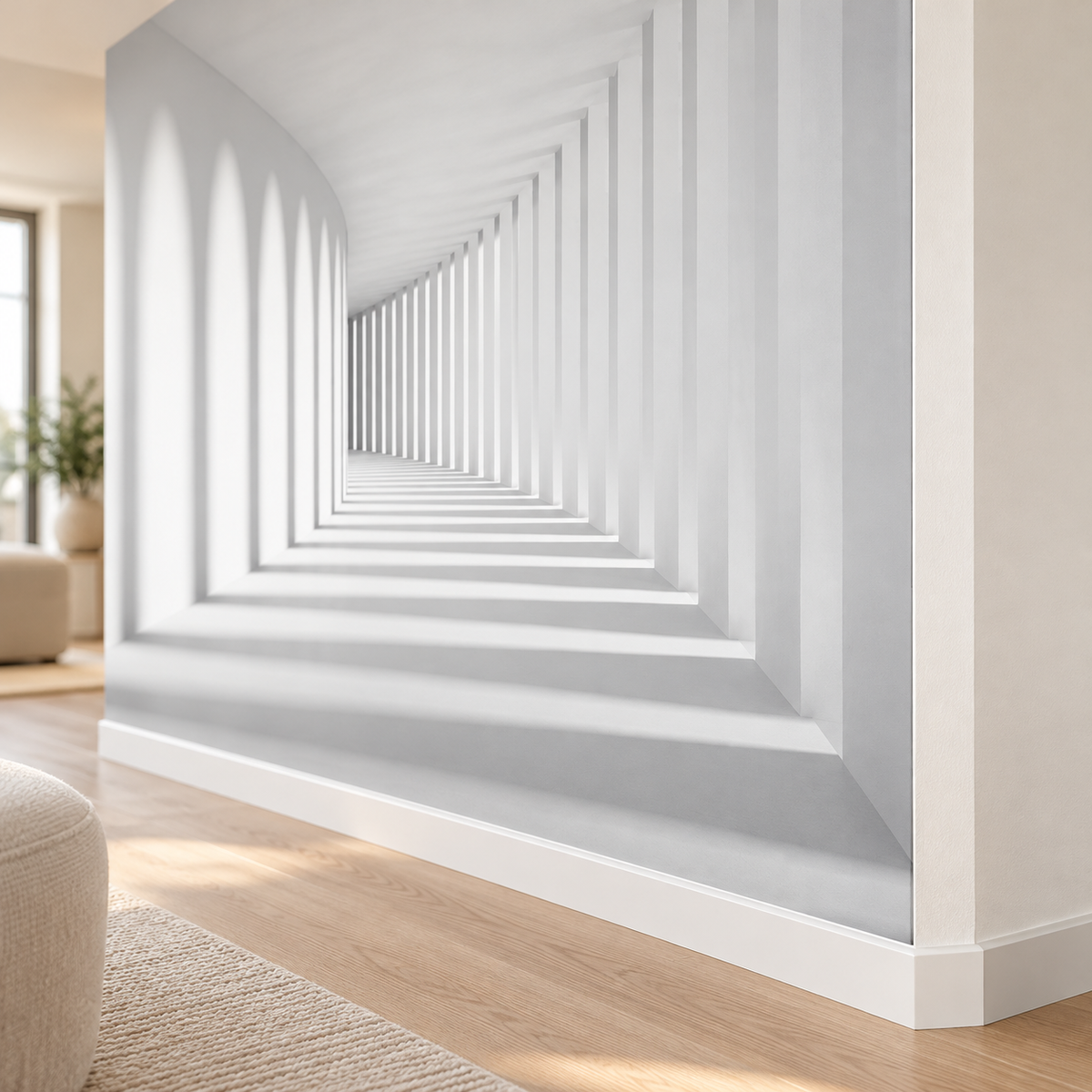 Endless Passage Architectural-Effect Wall Mural